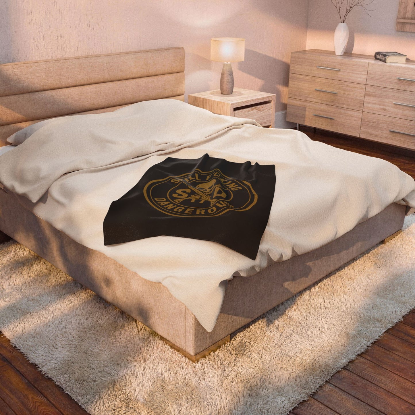 SFD Velveteen Plush Blanket - Even Warriors Need a Place to Recharge