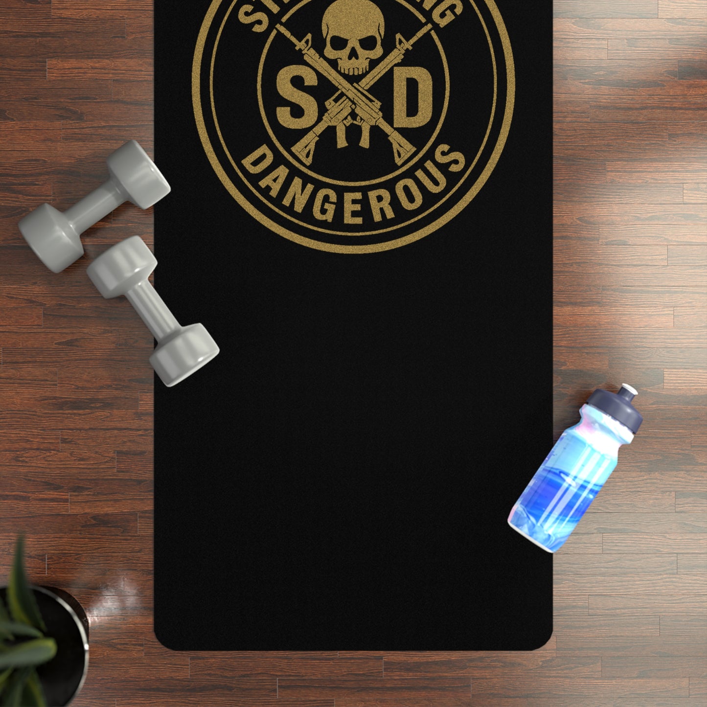 SFD Rubber Yoga Mat - Strength Isn't Always Loud