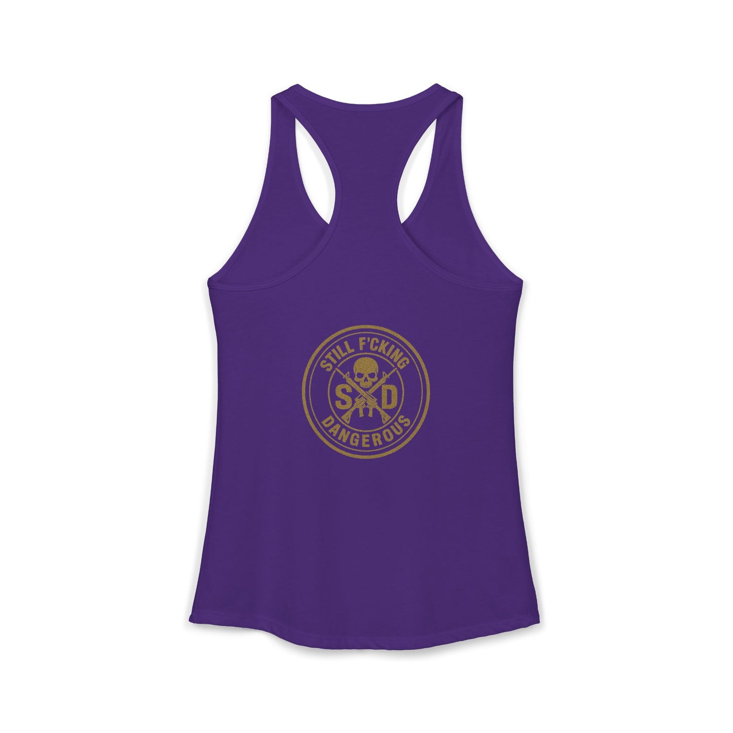 Women's Racerback Tank - Built to Move. Built to Fight.
