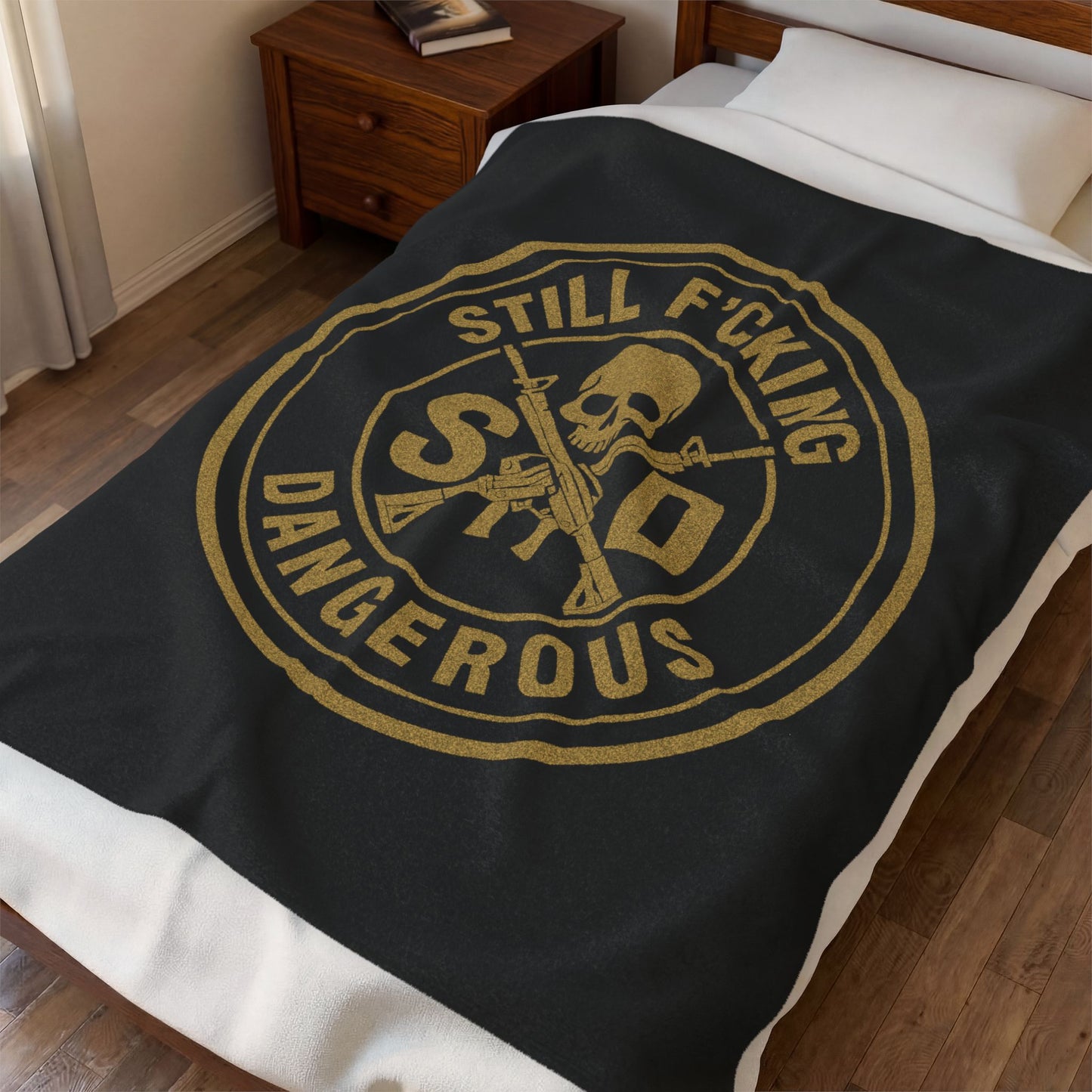 SFD Velveteen Plush Blanket - Even Warriors Need a Place to Recharge
