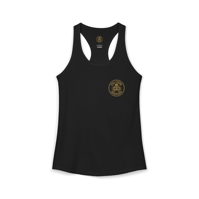 Women's Racerback Tank - Built to Move. Built to Fight.