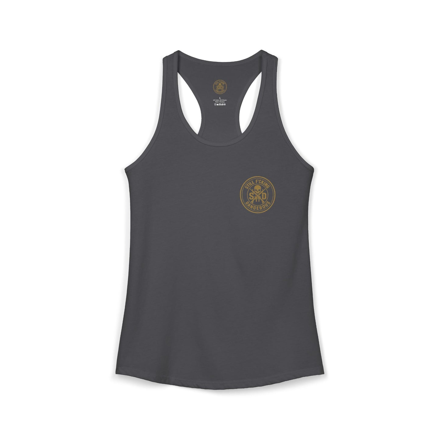 Women's Racerback Tank - Built to Move. Built to Fight.