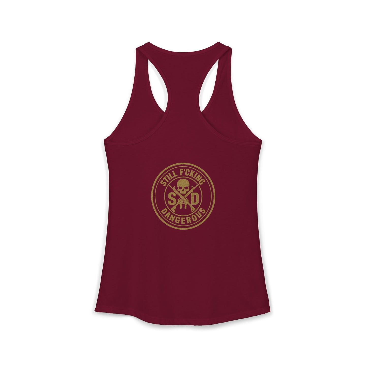 Women's Racerback Tank - Built to Move. Built to Fight.