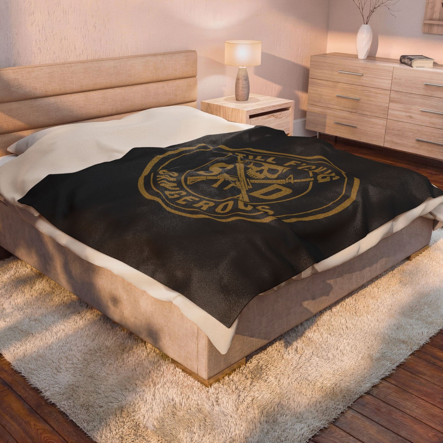 SFD Velveteen Plush Blanket - Even Warriors Need a Place to Recharge