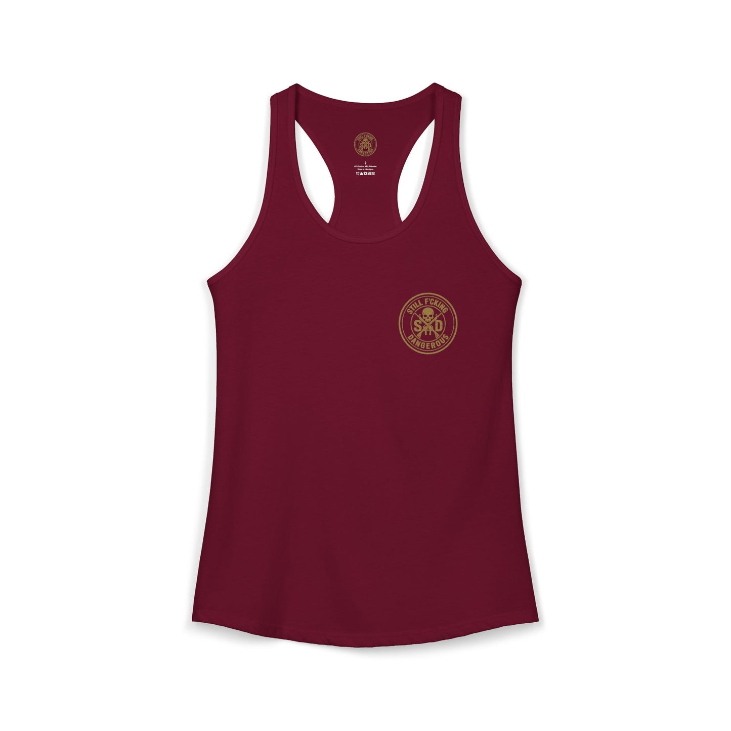 Women's Racerback Tank - Built to Move. Built to Fight.