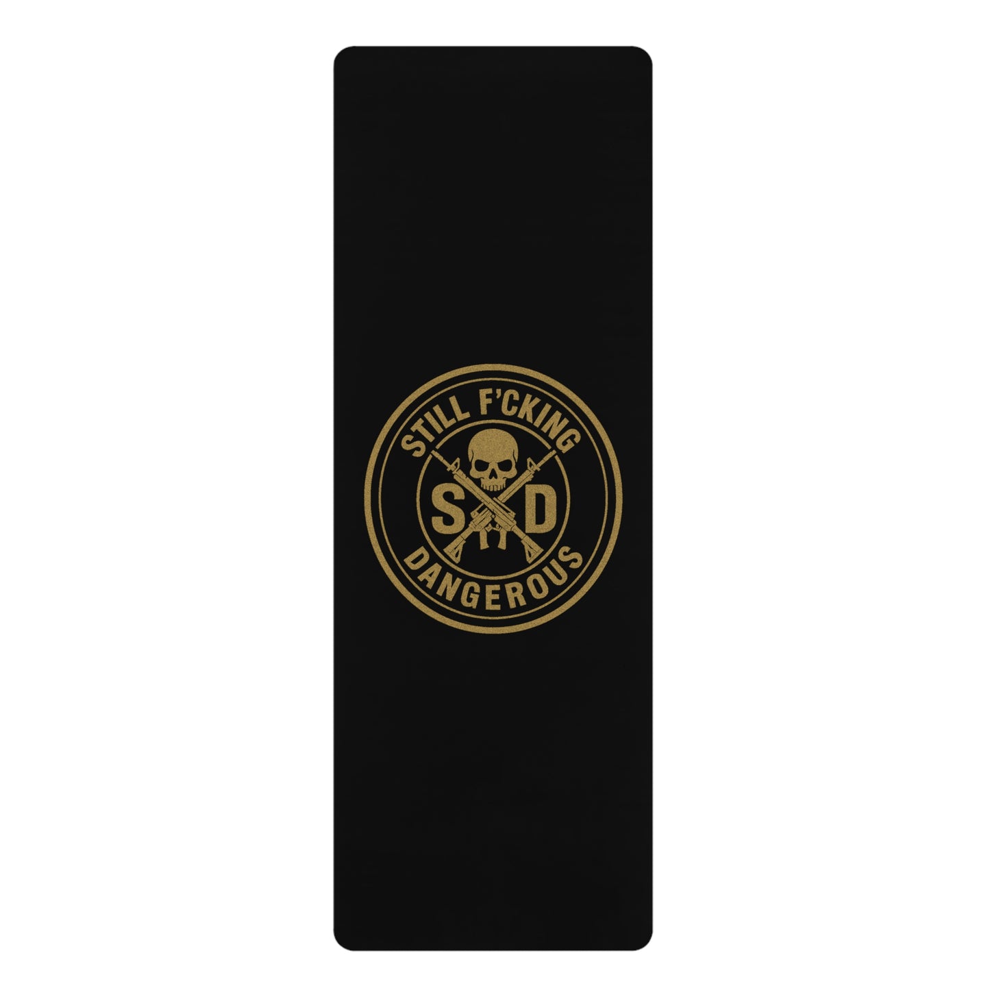 SFD Rubber Yoga Mat - Strength Isn't Always Loud