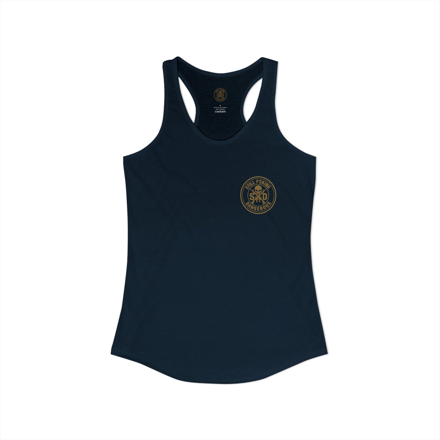 Women's Racerback Tank - Built to Move. Built to Fight.