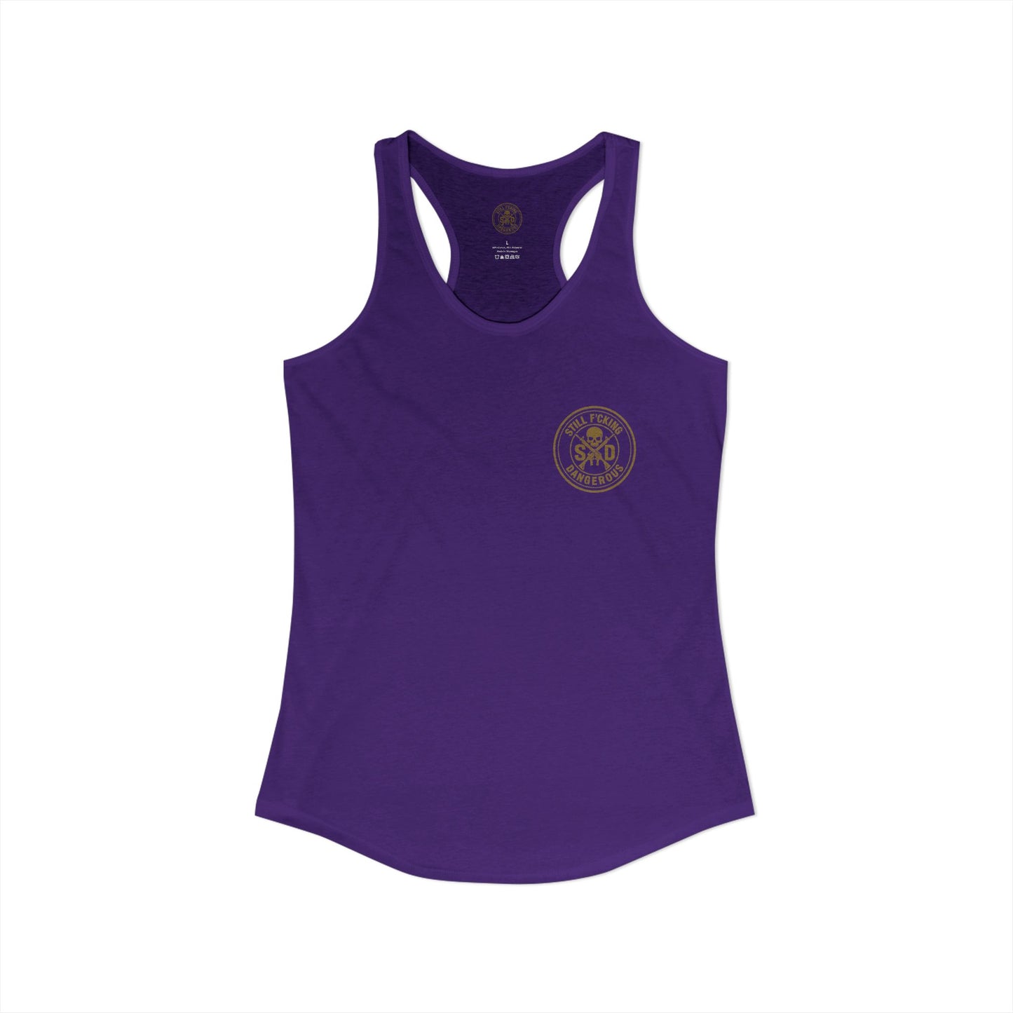 Women's Racerback Tank - Built to Move. Built to Fight.