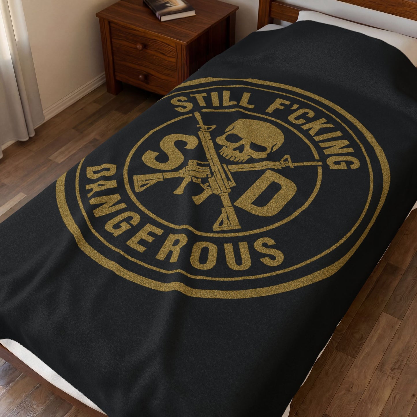 SFD Velveteen Plush Blanket - Even Warriors Need a Place to Recharge