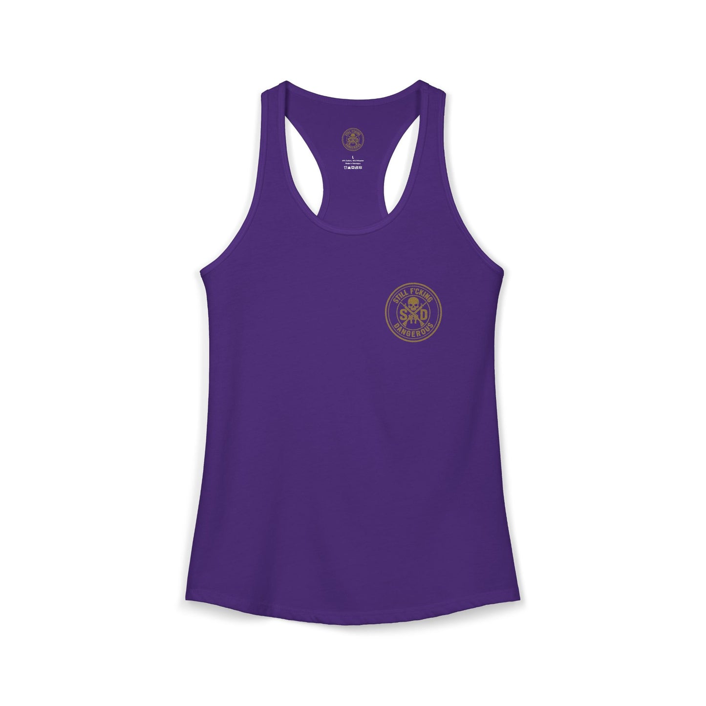 Women's Racerback Tank - Built to Move. Built to Fight.