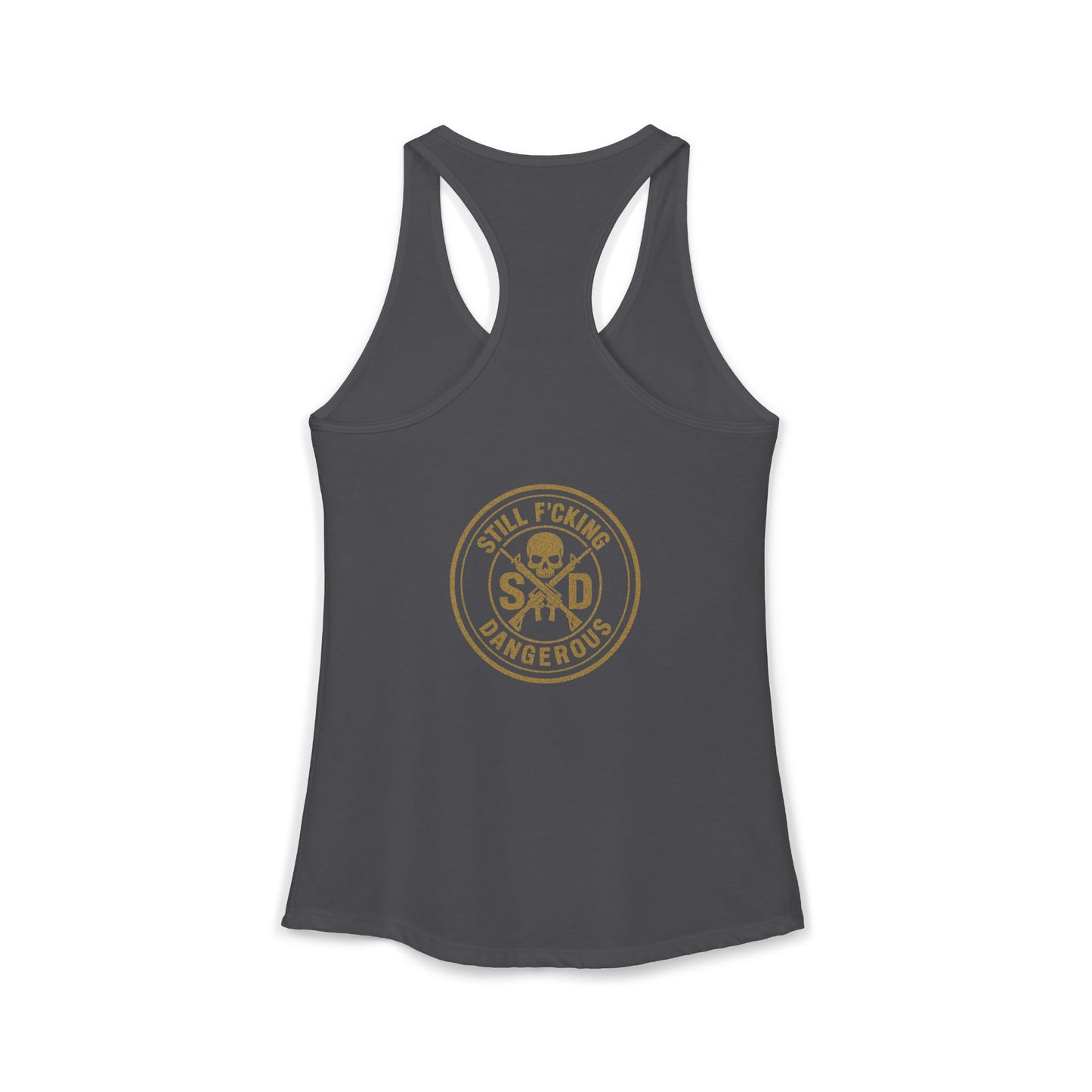 Women's Racerback Tank - Built to Move. Built to Fight.
