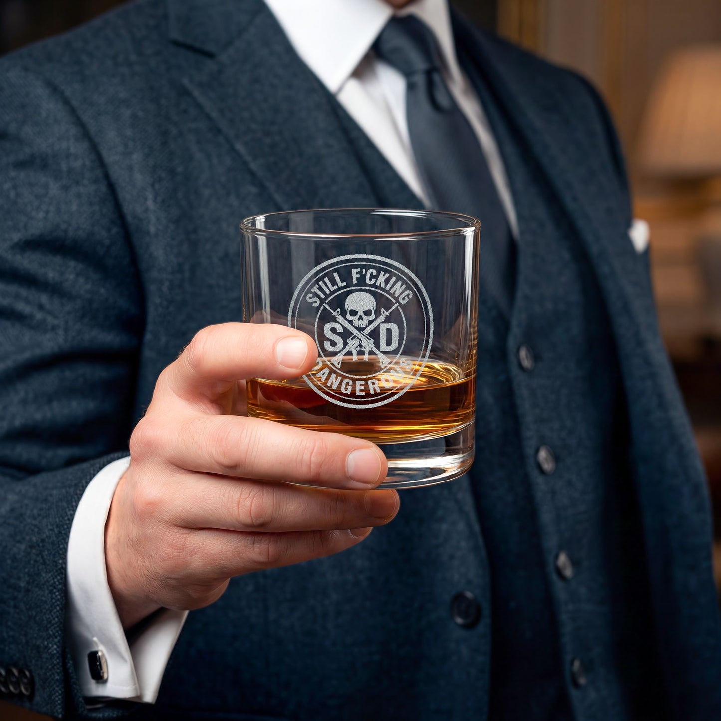 SFD Whiskey Glass - Earned, Not Given.