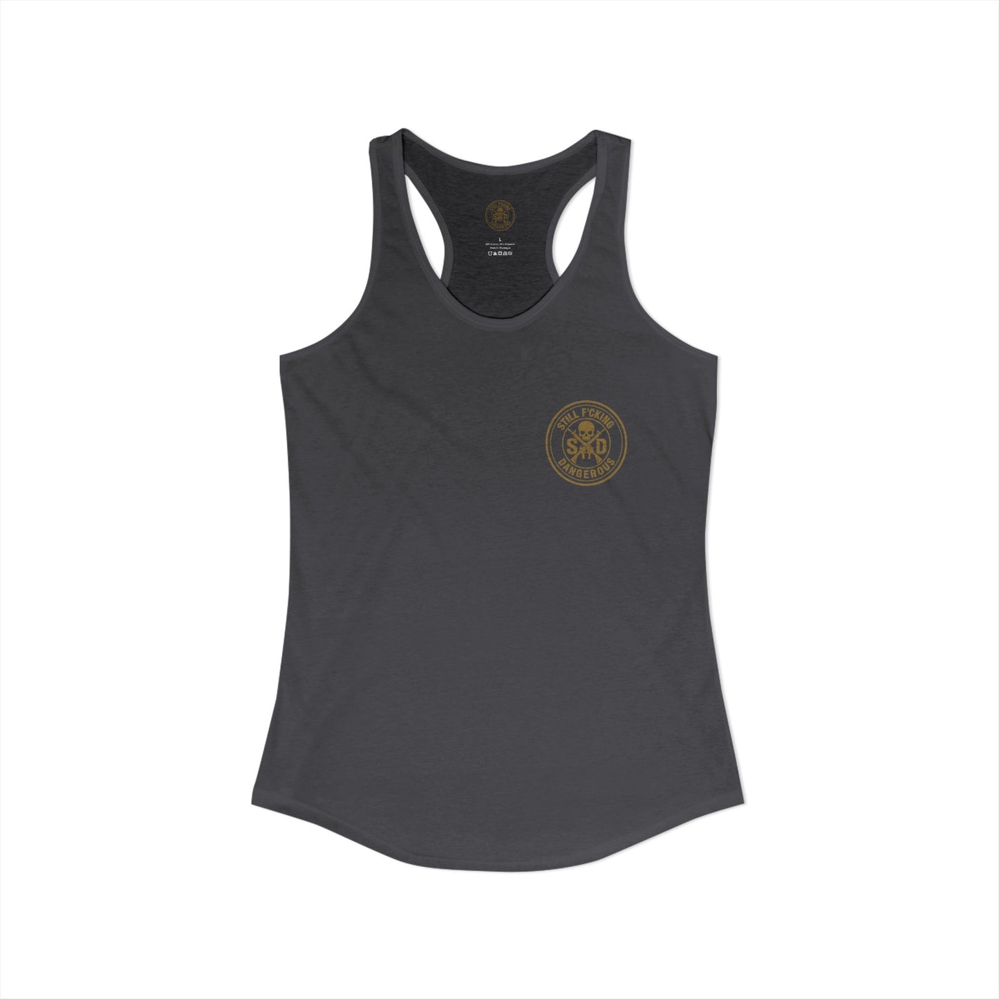 Women's Racerback Tank - Built to Move. Built to Fight.