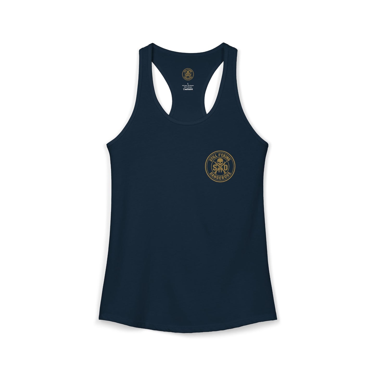 Women's Racerback Tank - Built to Move. Built to Fight.