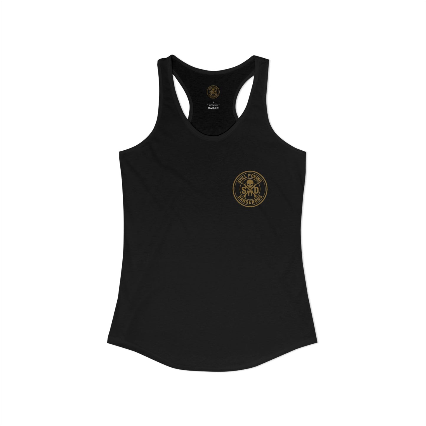Women's Racerback Tank - Built to Move. Built to Fight.