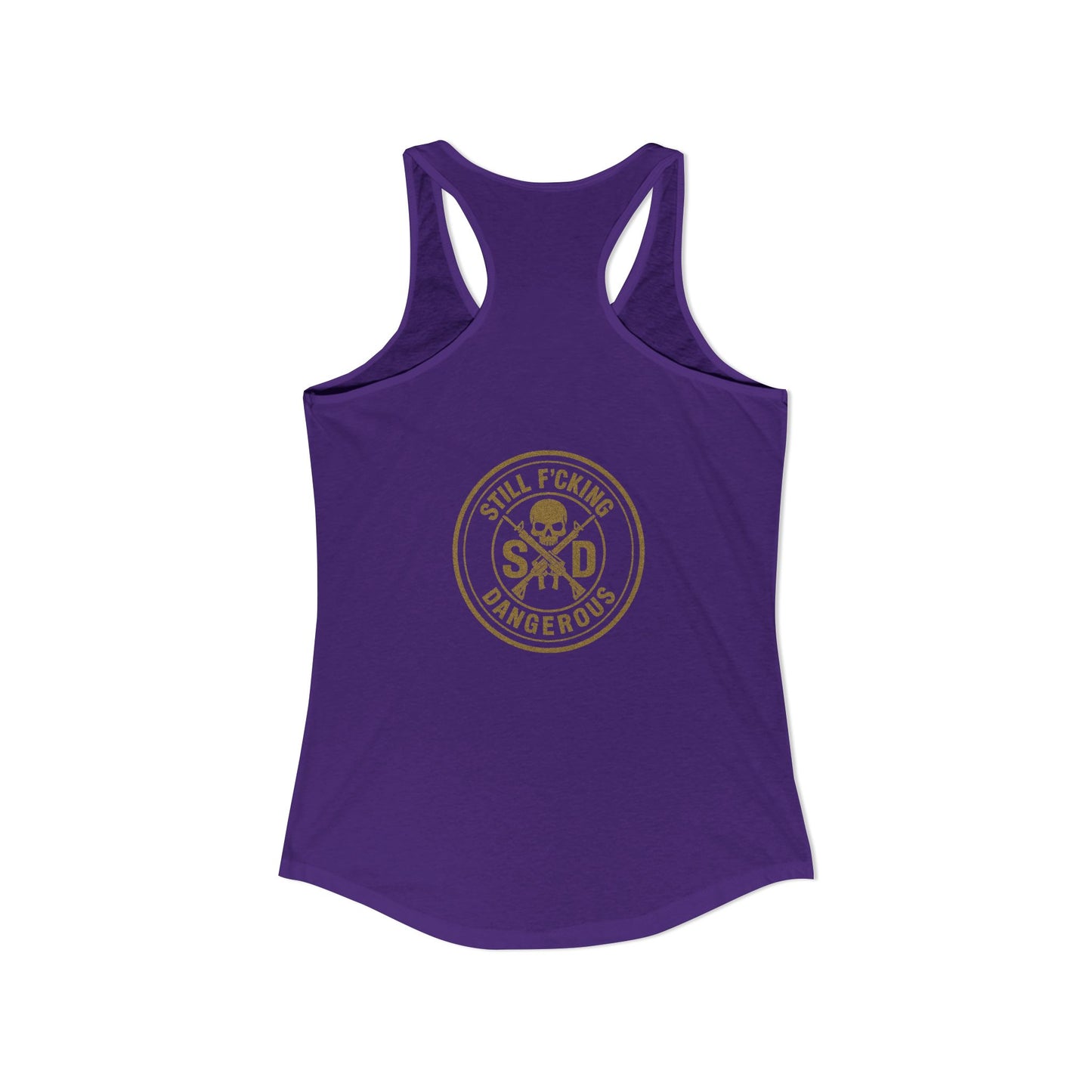 Women's Racerback Tank - Built to Move. Built to Fight.