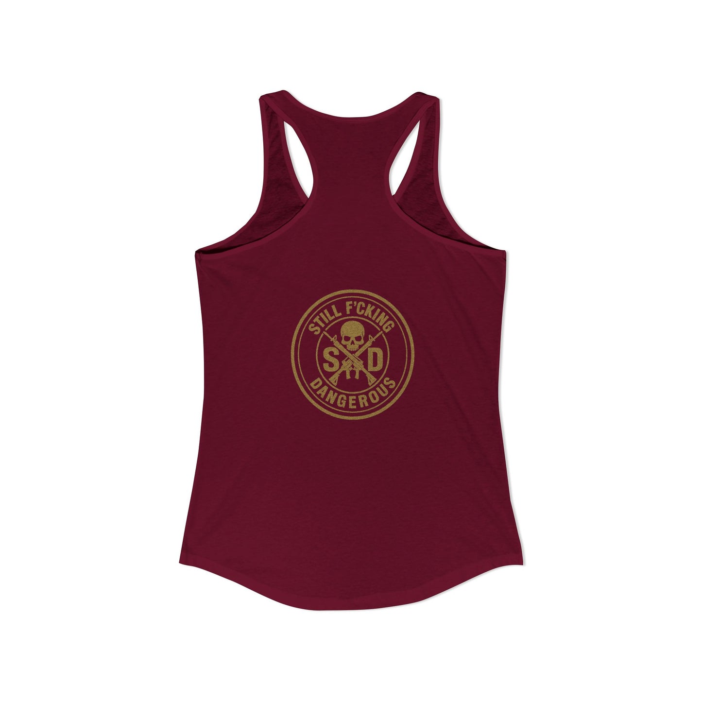 Women's Racerback Tank - Built to Move. Built to Fight.