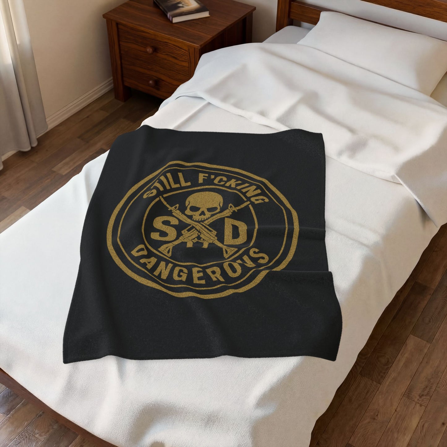 SFD Velveteen Plush Blanket - Even Warriors Need a Place to Recharge
