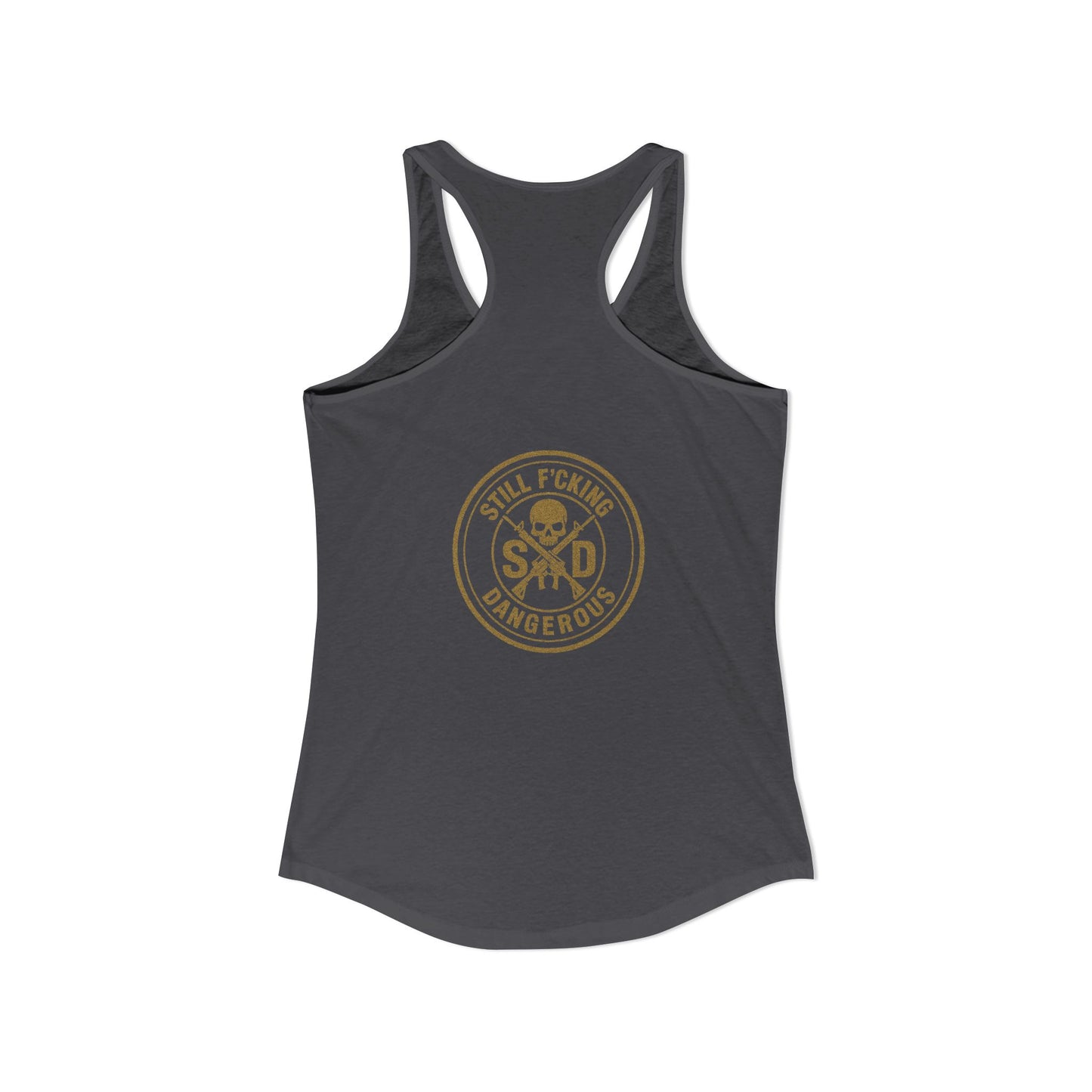 Women's Racerback Tank - Built to Move. Built to Fight.