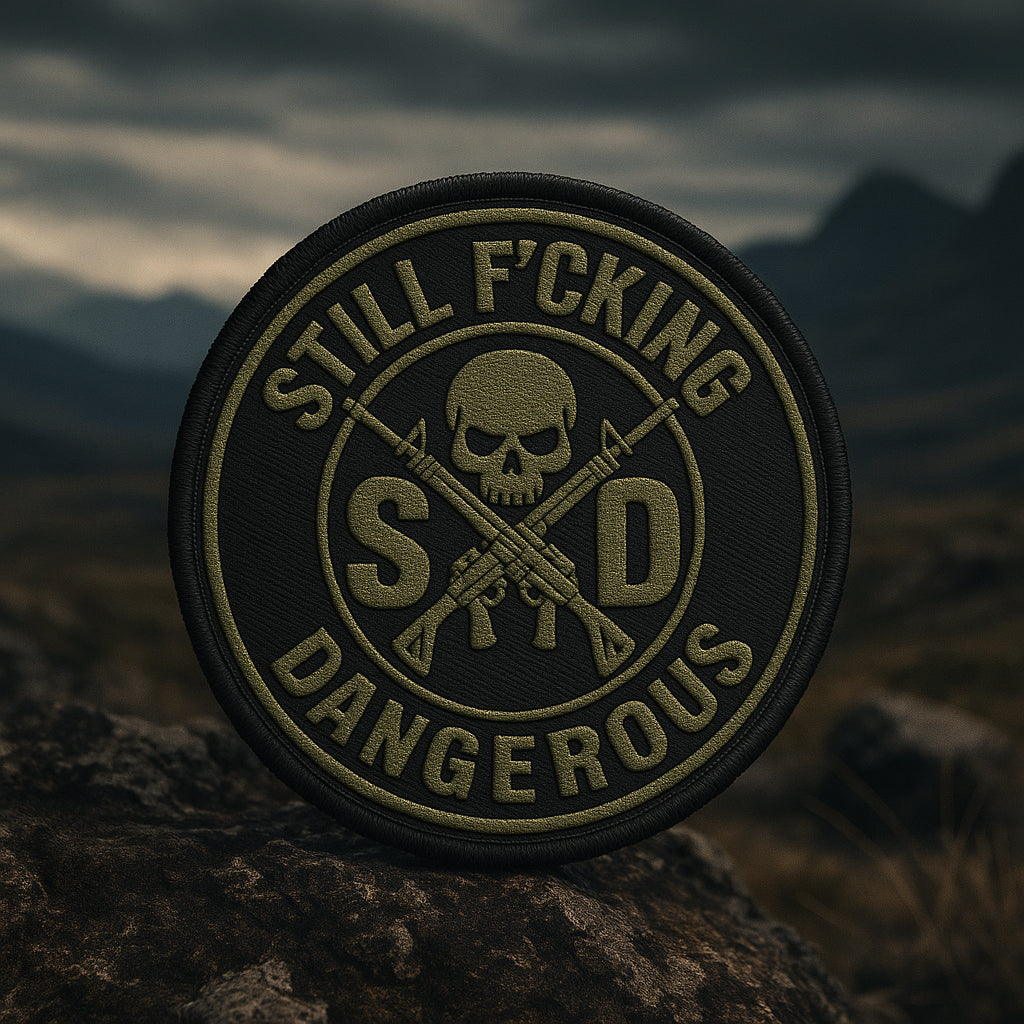 Still F*cking Dangerous – 3" Patch (Velcro or Stitch/Iron)