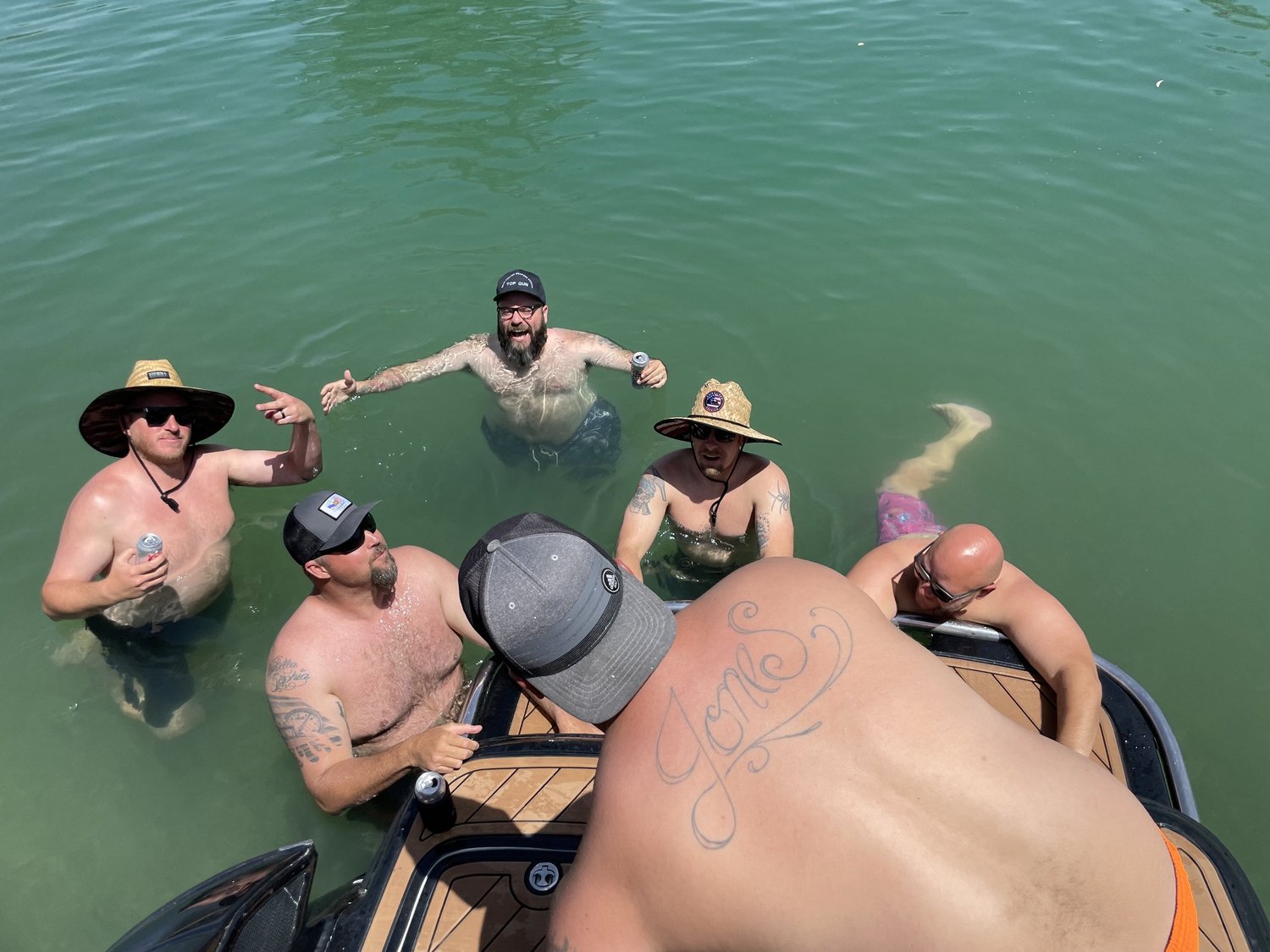 The crew out there