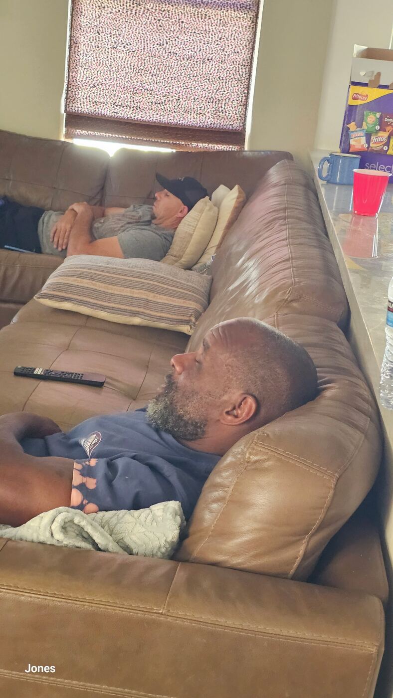 Couch recovery mode — afternoon down-shift after a long morning