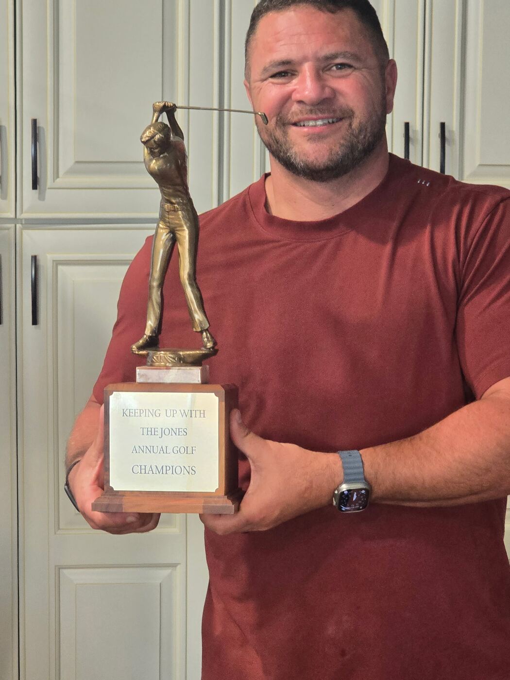 Keeping Up With The Jones — annual golf champions trophy