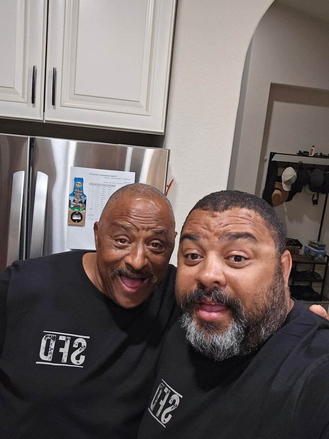 Two brothers, two SFD tees, one good night