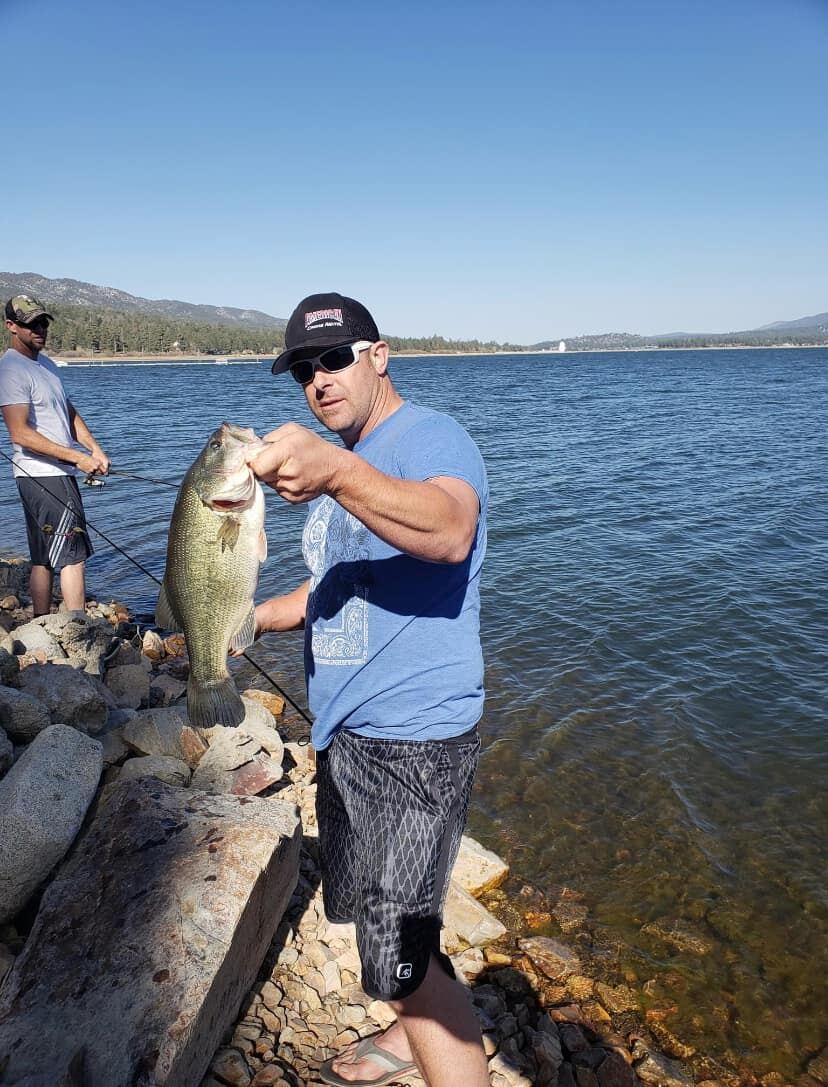 Lake Cayucos largemouth — bigger than dinner