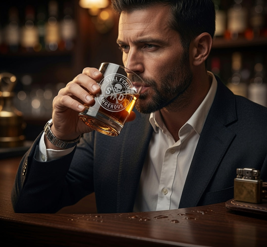 SFD Whiskey Glass - Earned, Not Given.