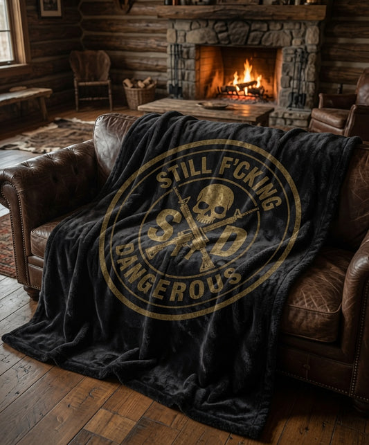 SFD Velveteen Plush Blanket - Even Warriors Need a Place to Recharge