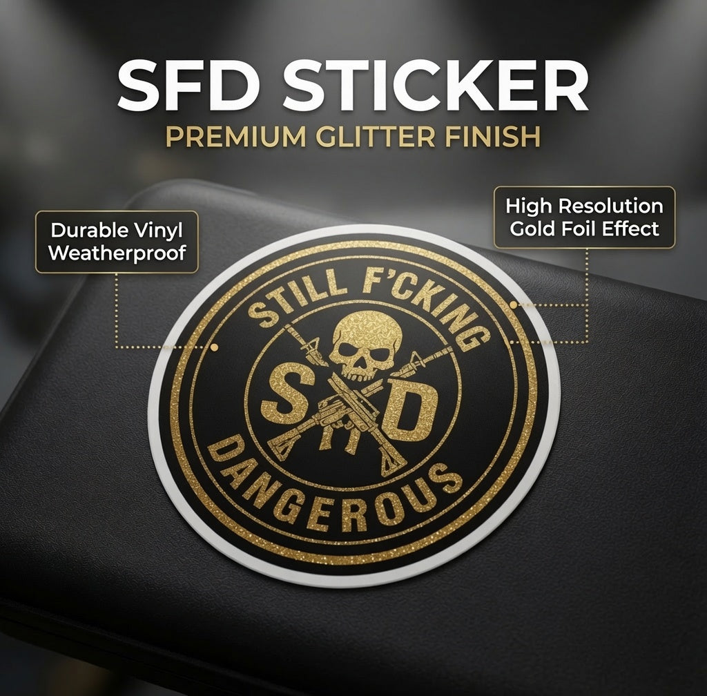 SFD FREE Sticker – Wear the Warning. Stick the Message.