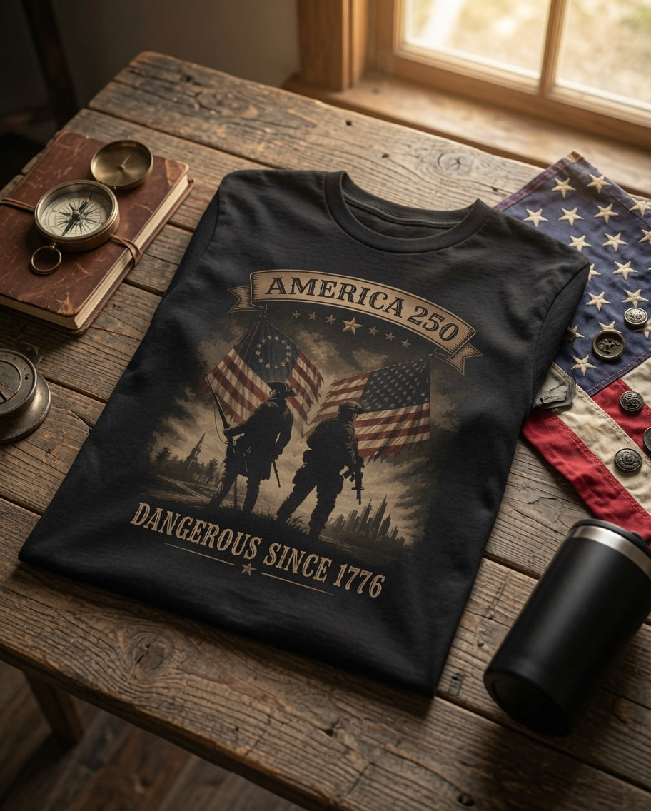 America 250 Tee – "Dangerous Since 1776"