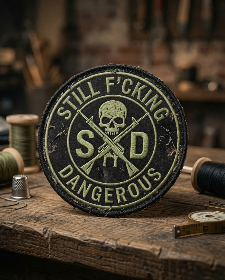 Still F'cking Dangerous – 3" Iron On Patch