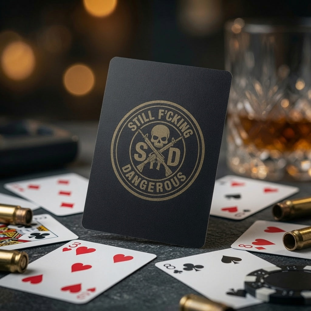 SFD Poker Playing Cards - Life's a Gamble. Character Isn't.