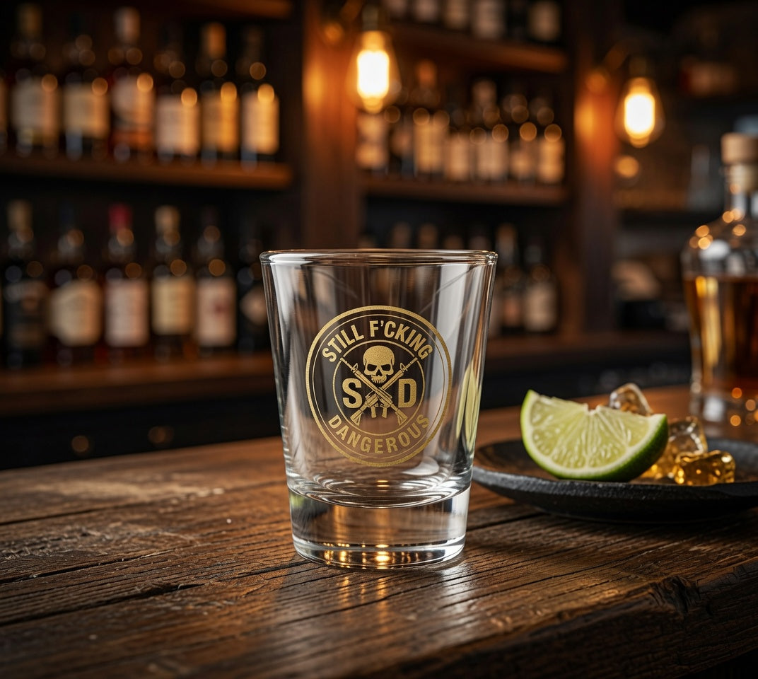 SFD Shot Glass - Small Glass, Big Statement.